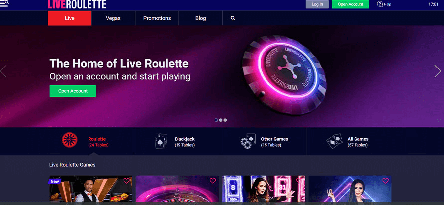 Liveroulette casino review