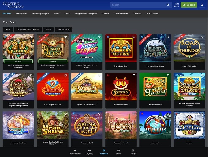 Quatro_Casino slots 