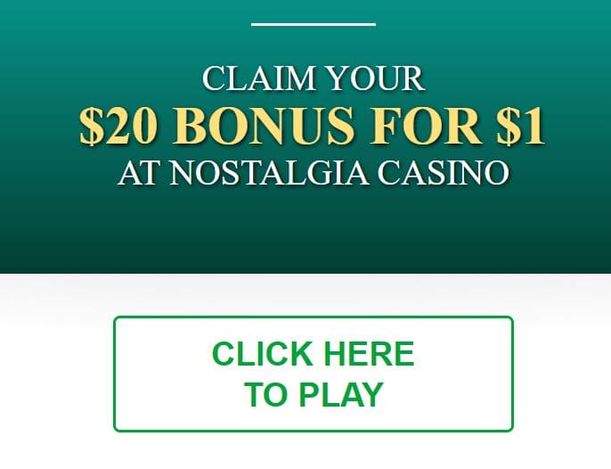 Nostalgia Casino Registration Step 1