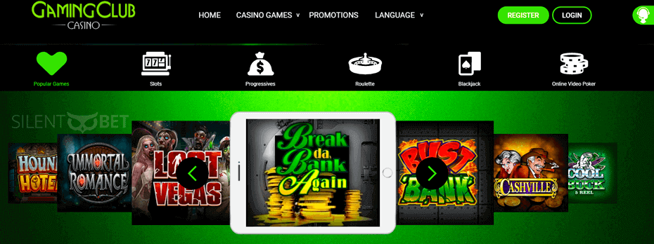 gaming club casino games
